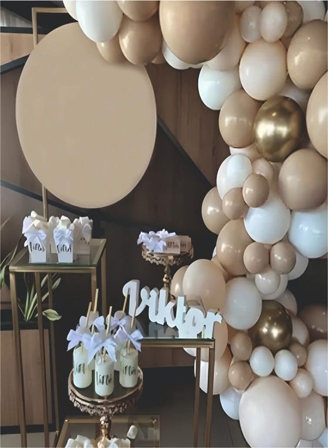 YOURS DECOR Beige Balloon Decoration Kit - 59 Pcs for Birthday Parties, Weddings, Anniversary | Balloons Garland Birthday Decoration Set for Kids & Adults | Durable, Easy to Use Party Supplies - Image 5